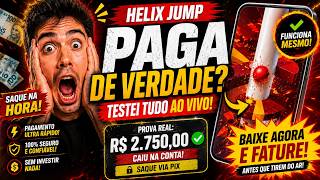 🚨 HELIX JUMP É GOLPE OU PAGA DE VERDADE TESTE REAL + SAQUE PIX 2026