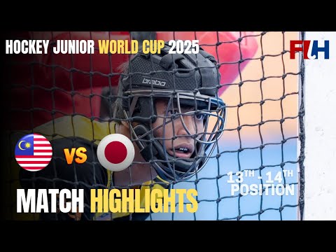 Malaysia vs Japan  Hockey Match Highlights | 13th place match | FIH Hockey Junior World Cup 2025