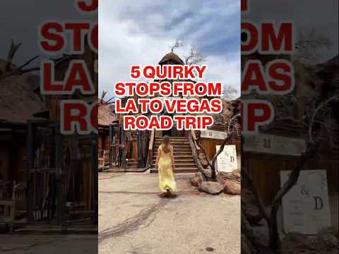 5 Quirky Stops on Your LA to Vegas Road Trip 🌵🚗 #californiatravel #californiatrip #roadtripping