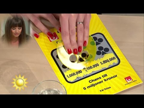 Hon ska köpa soffa och glass för vinsten - Nyhetsmorgon (TV4)