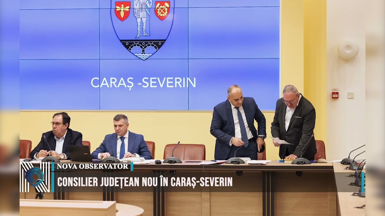 Consilier județean nou în Caraș-Severin