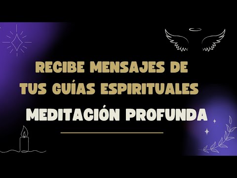 Recibe mensajes de tus guías espirituales con esta meditacion profunda 🕊️
