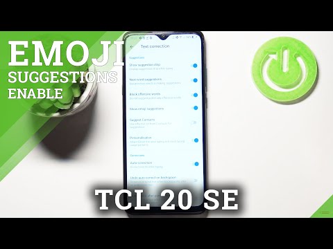 How to Show Emoji in TCL 20 SE - Activate Emoji Suggestion