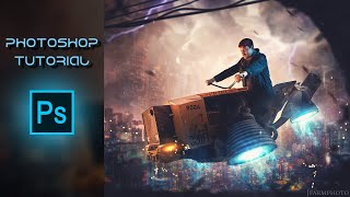Photoshop Photobashing Tutorial Sci-Fi Bike