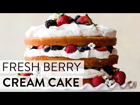 Fresh Berry Cream Cake  | Sally's Baking