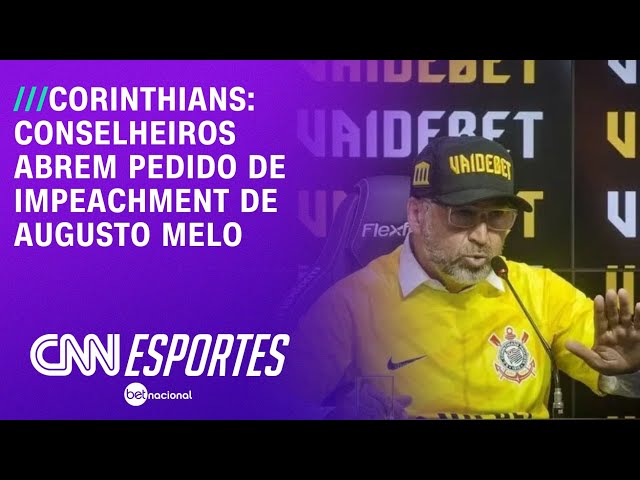 Corinthians: conselheiros abrem pedido de impeachment de Augusto Melo | LIVE CNN