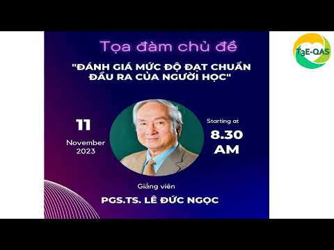 T3E-QAS | Đánh giá mức độ đạt chuẩn đầu ra của người học (Phần 4)
