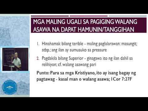 Sins In The Home │ Singleness │ Bro. Paul Adrian Arellano