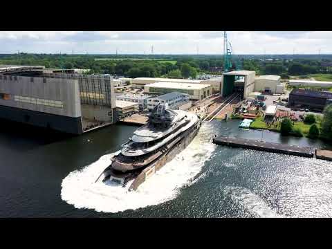 Lürssen Yachts - Launching of project JAG