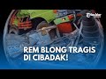 REM BLONG DI CIBADAK Dump Truk Tabrak Gerobak Mi Ayam Suami Istri Terluka