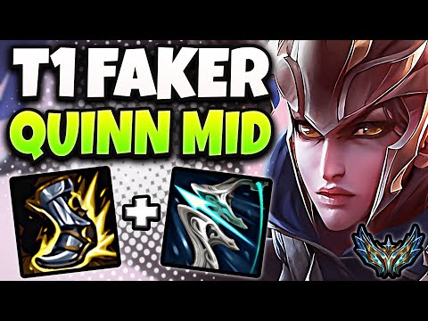 T1 Faker Quinn vs Renekton [ MID ] Patch 13.4 Korea Challenger ✅