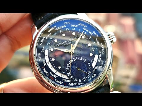 Laikrodis Frederique Constant Classics Manufacture Worldtimer FC-718NWM4H6
