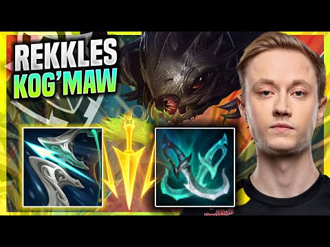 REKKLES IS A MONSTER WITH KOG'MAW! - G2 Rekkles Plays Kog'Maw ADC vs Xayah! | Season 11