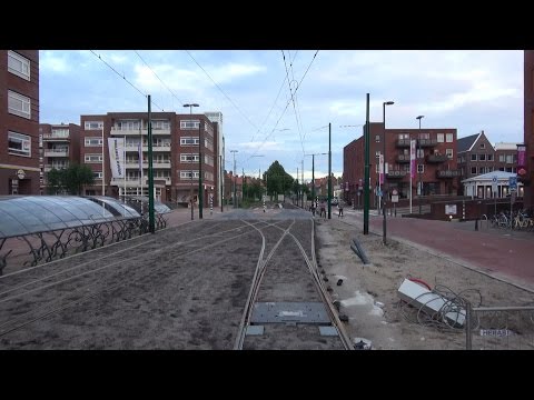 HTM tramlijn 15 Nootdorp - Centraal Station/Schedeldoekshaven - Nootdorp | GTL8 3117 | 4K