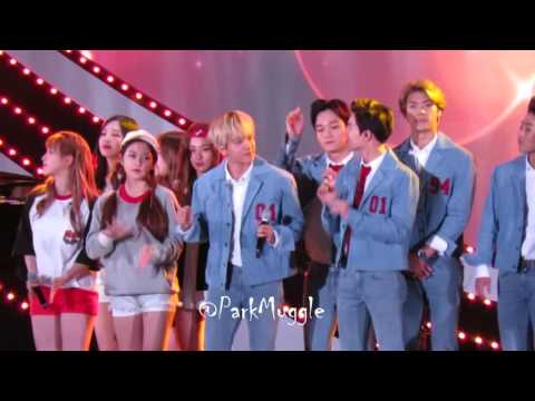 151009 ONE-K Concert  EXO, Red Velvet ONE DREAM ONE KOREA 단체 합창