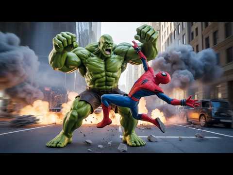 Big Hulk vs Spiderman | Full Animated Battle | Episode 1 – Epic Superhero Fight