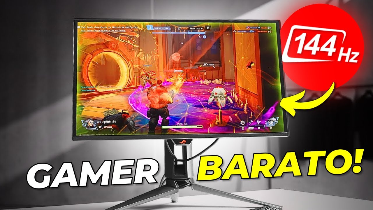 TOP 7 Monitores GAMER BARATO Custo-Benefício 2025 até 144hz - (Curvo, Ultrawide e 4K)