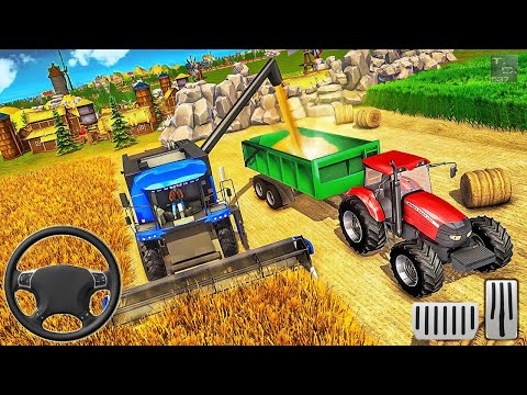 , title : 'Jugando con Tractor y Cosechadora - Simulador de agricultura - Juego Android'