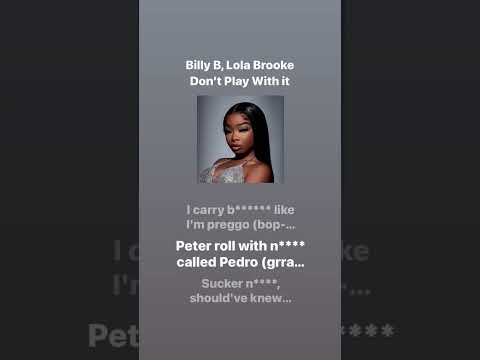 Billy B, Lola Brooke - Don’t Play With It Lyrics #subscribe #billyb #lolabrooke #dontplaywithit