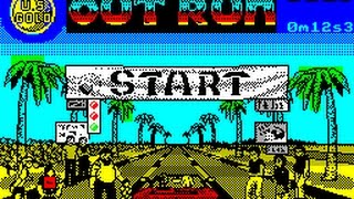 The Out Run games for the ZX Spectrum