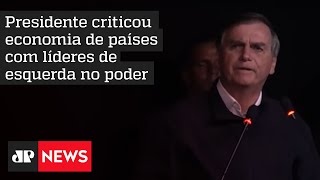 Bolsonaro enaltece agronegócio e volta a criticar países de esquerda