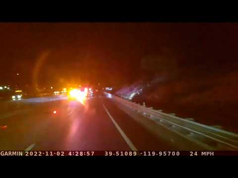 Accident I-80 East with black ice