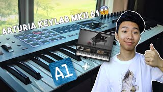 Video thumbnail for Unboxing my Arturia KeyLab MkII 61 🎹 + Reviewing Analog Lab V by ShaqBeats