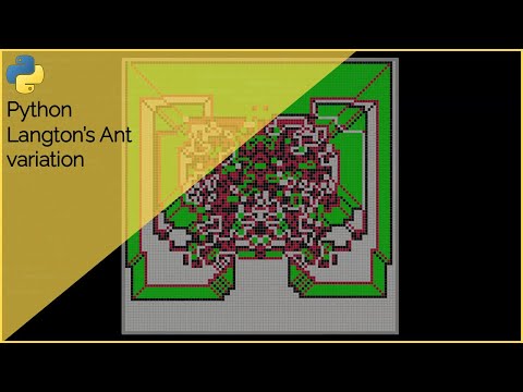 Python Langtons Ant Variation