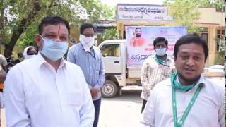Covid 19 - Tadepalli Govt Hospital Medical staff thanking Chinnajeeyar Swamiji for their service