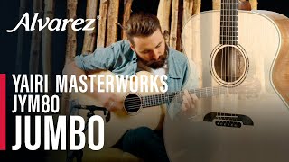 Video thumbnail for Alvarez-Yairi Masterworks JYM80 Jumbo Guitar by Alvarez Guitars