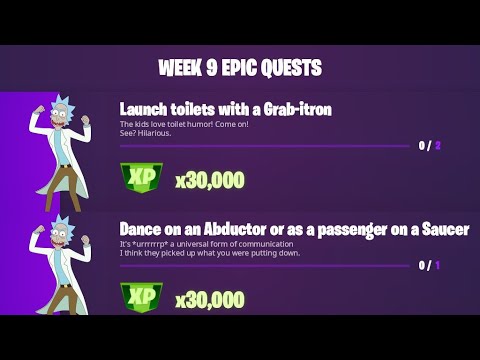 Every Week 9 Epic Quest Challenge guide! Fortnite - Chapter 2 Season 7