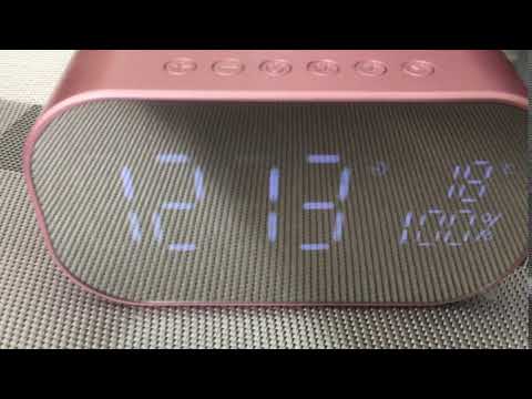 HowiseAcc Digital Alarm Clock Bluetooth Speaker – Product Review