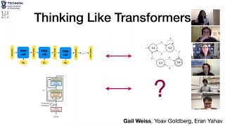 Gail Weiss: Thinking Like Transformers