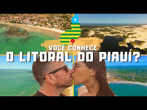 EU NÃO ACREDITEI NESSE LUGAR! Conheça o litoral do Piauí - Luís Correia e Parnaíba