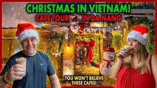 Vietnam Does Christmas BETTER Than You Think! ☕ Da Nang Cafe Tour