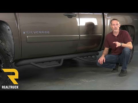 How to Install Havoc HS2 Black Hoop Steps on a 2007-13 Chevy Silverado Extended Cab