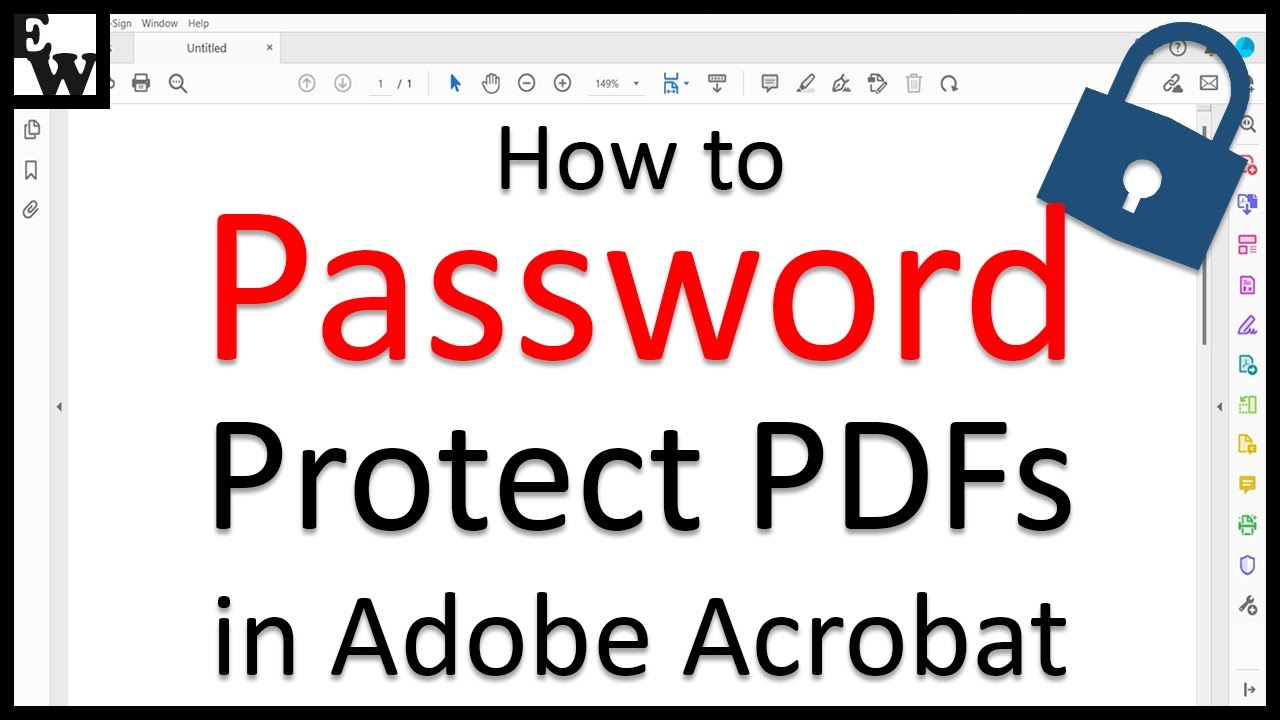 How to Password Protect PDFs in Adobe Acrobat (PC & Mac)