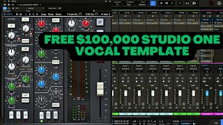 I TURNED MY LAPTOP INTO $100,000 STUDIO/STUDIO ONE 6 VOCAL TEMPLATE @BrainworxAudio @fenderstudio