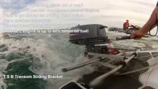 preview picture of video 'TSB Transom Sliding Bracket for Jetski Fishing.'