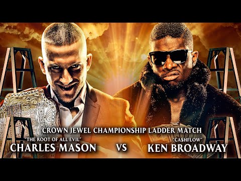 Ken Broadway vs Charles Mason - Crown Jewel Championship Ladder Match - HOG Genesis