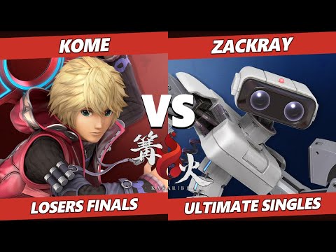 Kagaribi 1 Losers Finals - SG8 | Kome (Shulk) Vs. GW｜Zackray (ROB) Smash Ultimate SSBU