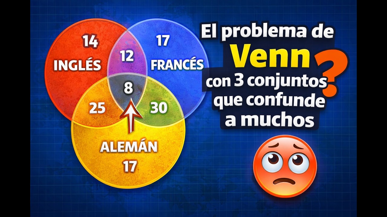 Diagramas de Venn para tres conjuntos