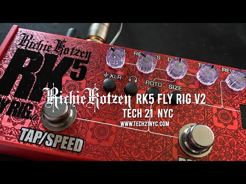 Tech 21 Richie Kotzen RK5 V2 Signature Fly Rig 2019 - Red image 6