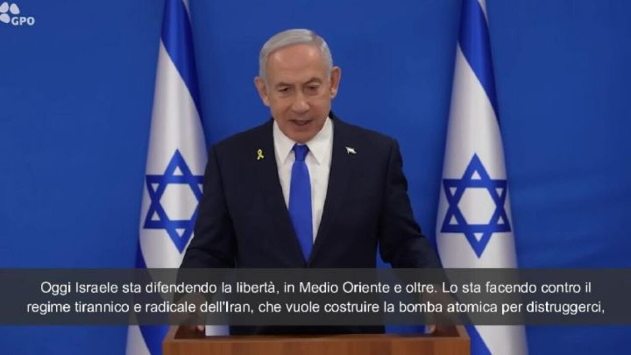 Netanyahu: "Israele si batte per la libertà contro il regime dell'Iran"