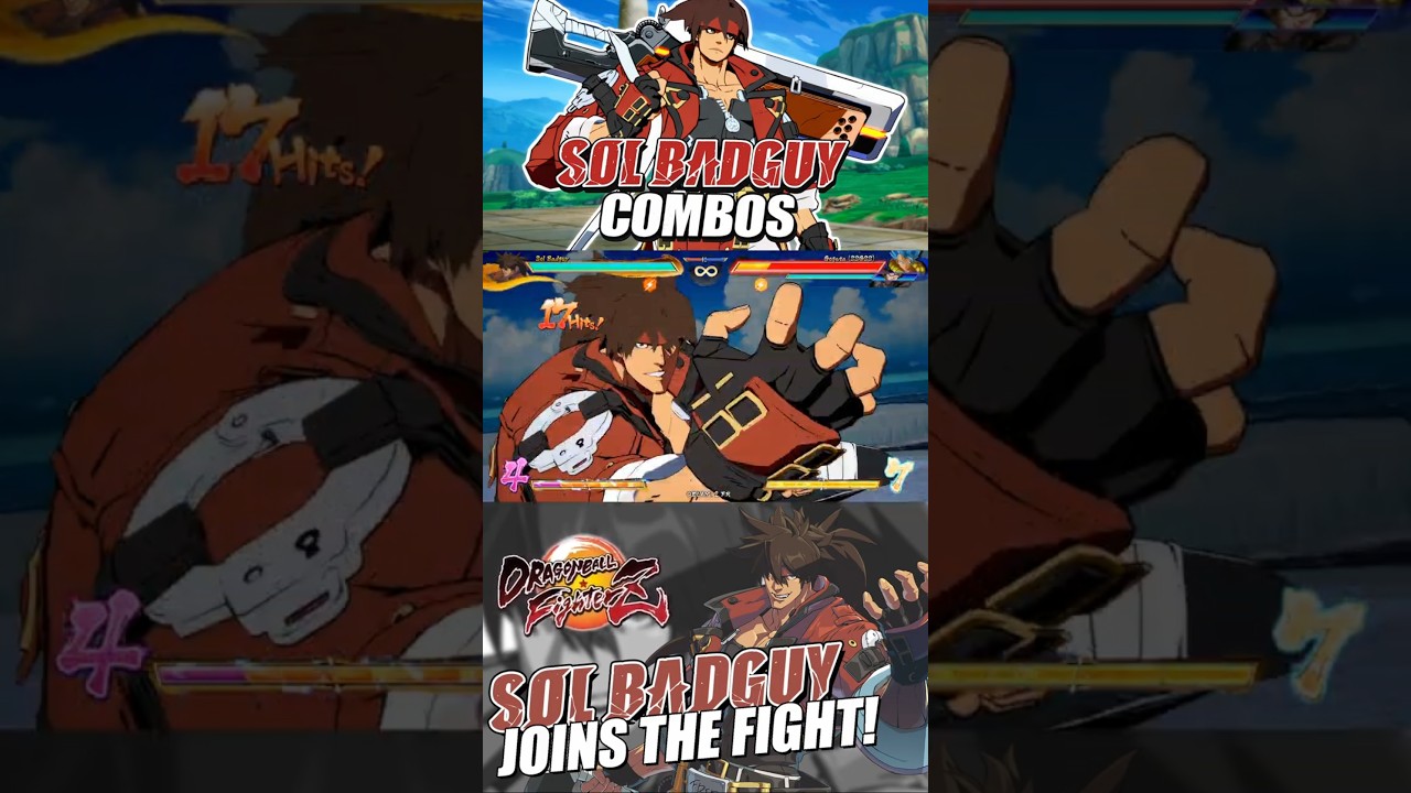 Sol Badguy (moveset) Is INSANE in DBFZ!