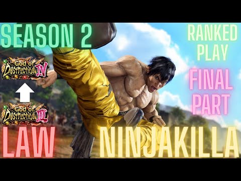Tekken 8 | NinjaKilla (Law) VS God 3 To God 4 Final Part Ranked Play