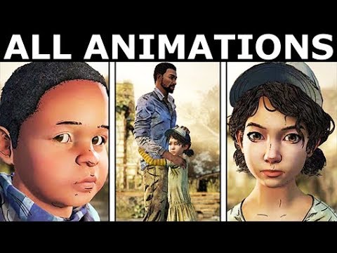 All Animations, Voices, Outfits & Art Gallery - The Walking Dead: The Telltale Definitive Series