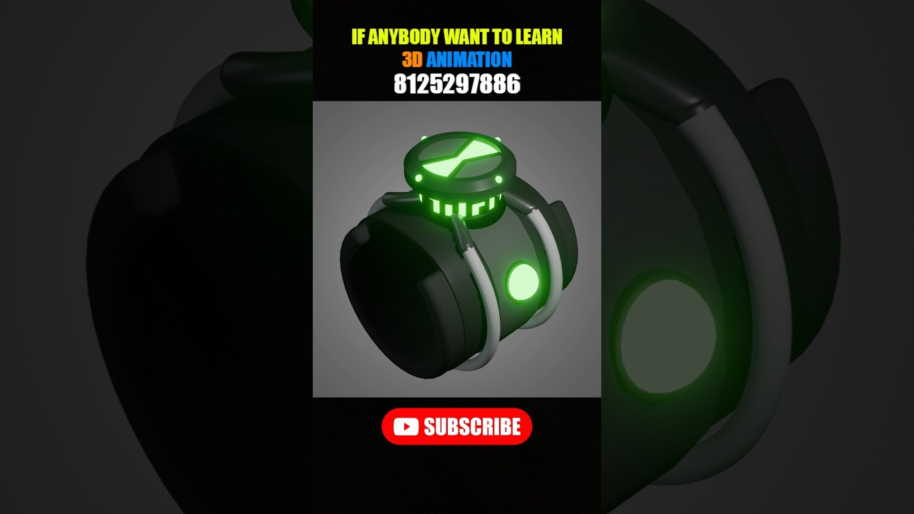 Ben 10 😎😎 Omnitrix #3d #modeling #maya #blender