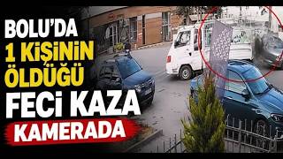 Boluda 1 Kişinin Öldüğü Feci Kaza Kamerada