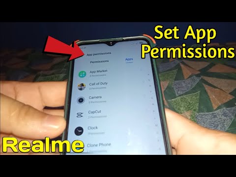 How to Set App Permissions in Realme 5